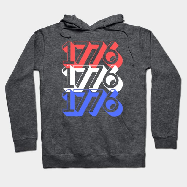 1776 Retro Hoodie by Retro Patriot